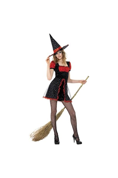 Smiffys Teen Witch Costume with Stars 12-14 Years