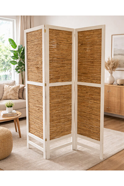 Weblonya Paravan Hasır Seperatör Ara Bölme 3 Kanat Hasır Paravan 6503