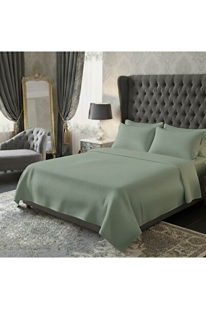 Pucioasa Crepe linen 1 person, 100% cotton, green