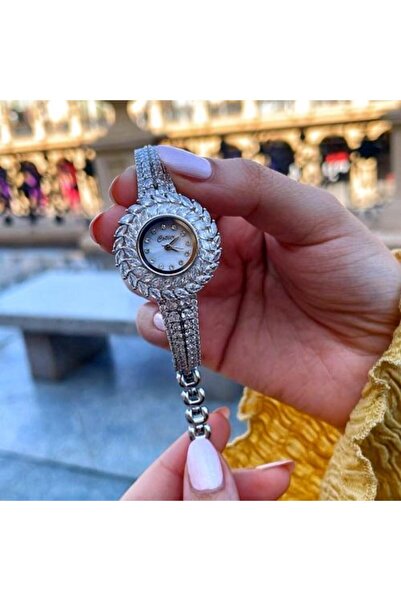 Louis Nice Luxury Women's Watch with Shiny Zircon Stones