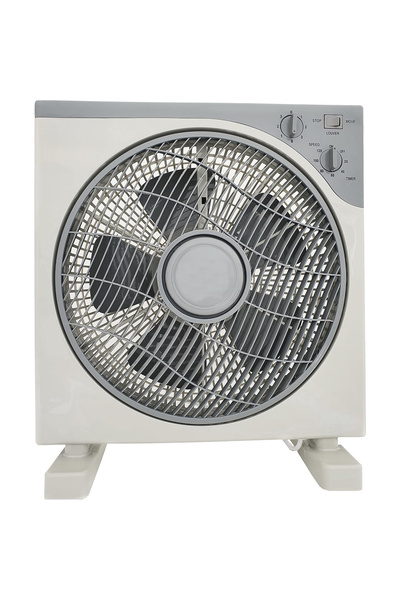 Cady One مروحة أرضية مقاس 12 بوصة، 3 سرعات، شفرات بلاستيكية متينة بخمس شفرات،...