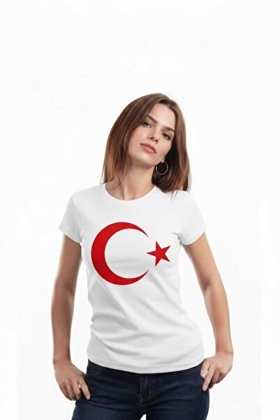 YK WEAR Seria de tricouri cu imprimeu cu lună și stele, specială pentru sărbă...