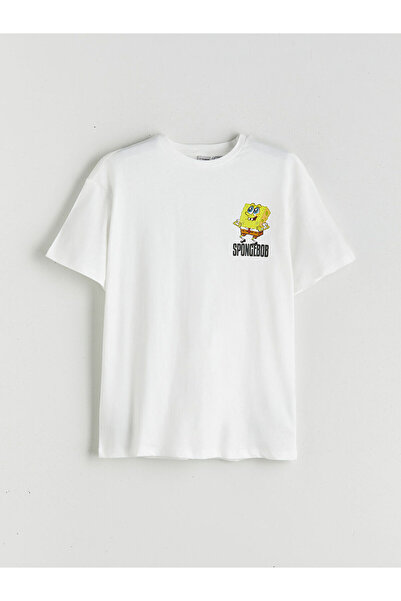 LC Waikiki تي شيرت بناتي مطبوع عليه سبونج بوب من Özmarka للموسم الجديد