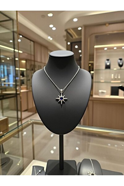 Silver GÜNEŞ DESENLİ 925 AYAR GÜMÜŞ KOLYE