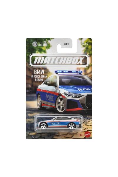 HOT WHEELS Matchbx Temalı Arabalar - 2023 BMW İ4 POLICE SEDAN / BERLINE JJR56...