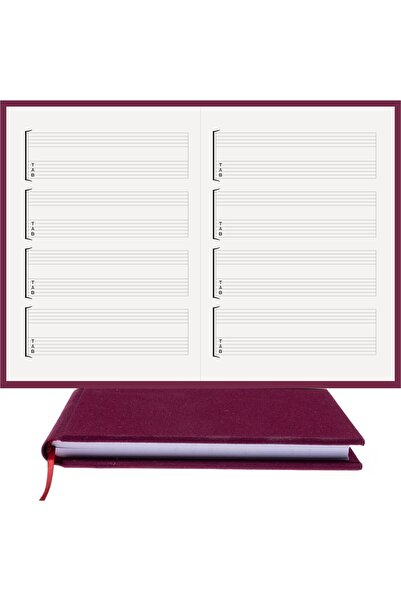 BİDEFTER Guitar Notepad – Blank and Tab-Indexed - 100% Handmade, 2026 Collect...