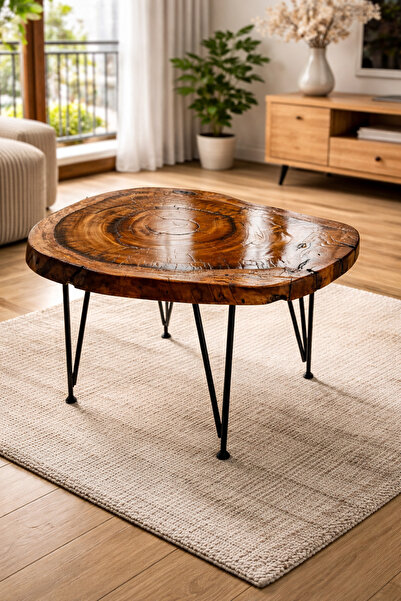 Woodceet Ahşap Orta Sehpa