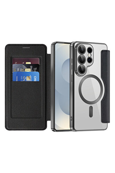 Techsuit Samsung Galaxy S26 Ultra SmartMag Book Case, black