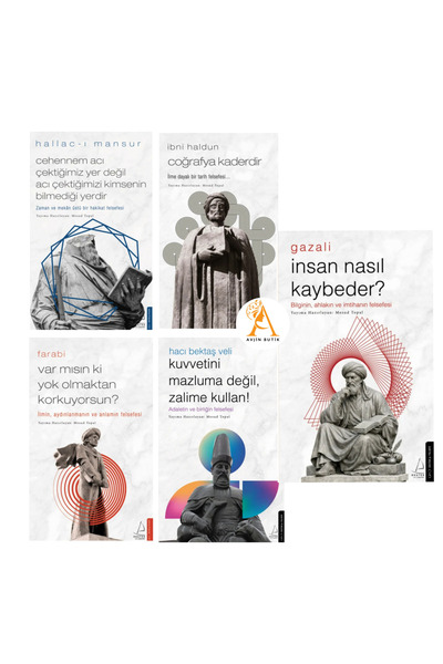 Destek Yayınları İslam Filozofları Seti/Gazali/Farabi/Hacı Bektaş Veli/Hallac...