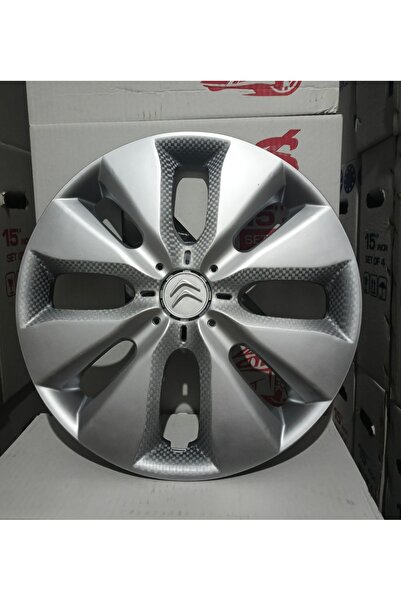 Universal Citroen C-Elysee / C3 / C2 / Berlingo / Nemo Uyumlu 15 inç Jant Kap...