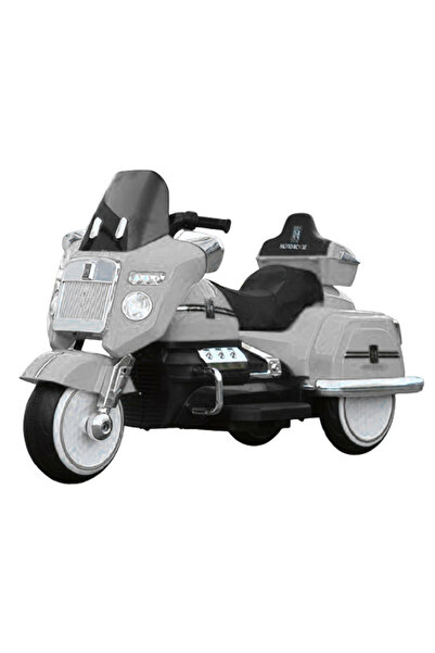 Kinderauto Motocicletă electrică pentru copii Chopper Royce, albă, cu telecom...