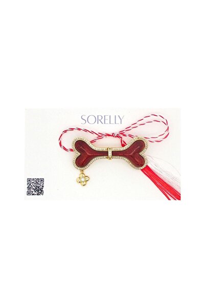 Bijuteria SORELLY Καρφίτσα Martisor από επιχρυσωμένο 14 καράτια με κόκκαλο