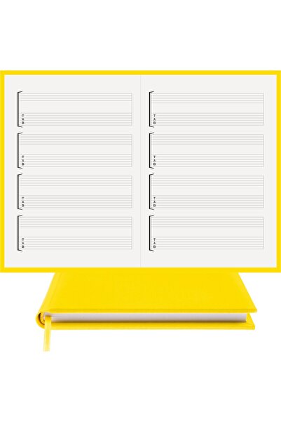 BİDEFTER Guitar Notepad – Blank and Tab-Indexed - 100% Handmade, 2026 Collect...