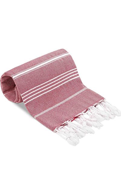 Mira Home نسيم صيفي ناعم 100% قطن بيشتيمال 100x180 سم أحمر كلاريت