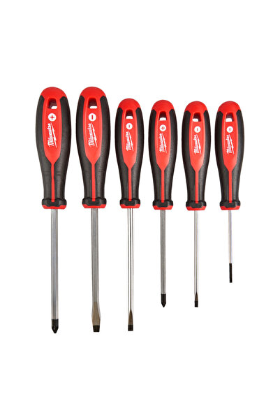 Milwaukee Set of 6 screwdrivers PZ1 / PZ2 / SL3 / SL4 / SL5.5 / SL6.5, code 4...