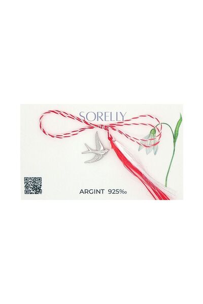 Bijuteria SORELLY Broșă Pasăre din Argint 925