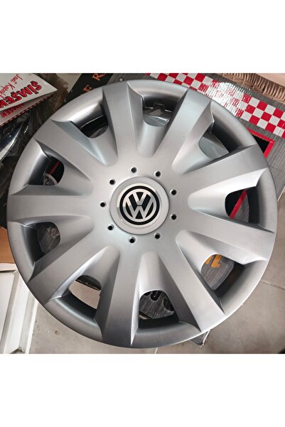 Universal Volkswagen Caddy Uyumlu 15 inç Jant Kapağı 4'lü Takım Amblem Hediyeli
