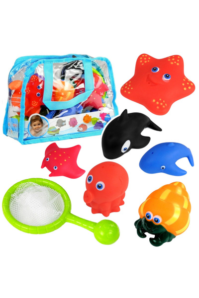 Three top online Set de animale marine pentru baie, strecurătoare de pescuit ...