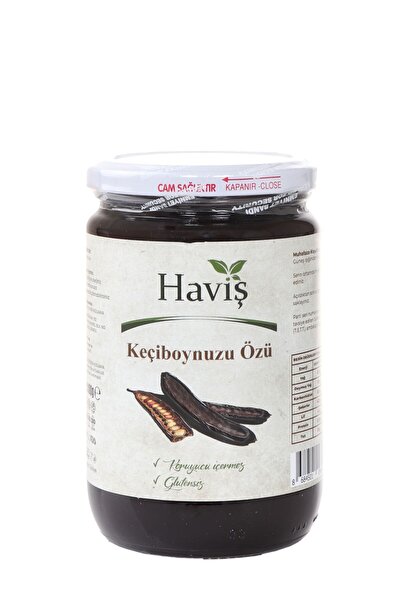 havişgıda Keçiboynuzu Özü 800 g – Şeker İlavesiz, Koruyucusuz, Glütensiz