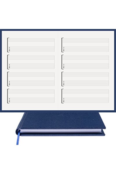 BİDEFTER Guitar Notepad – Blank and Tab-Indexed - 100% Handmade, 2026 Collect...