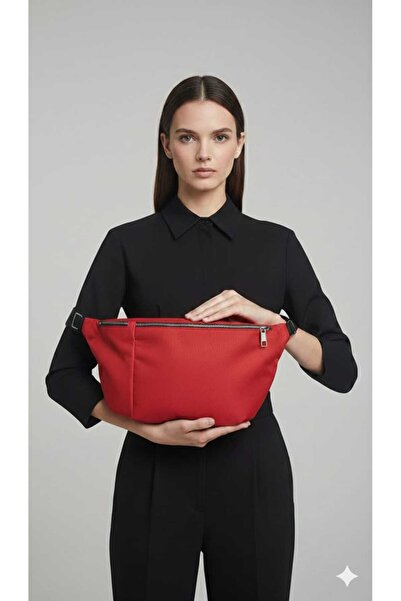 Do Tebe Kırmızı Modern Günlük Su İtici Büyük boy Çapraz Ayarlanabilir Askılı ...