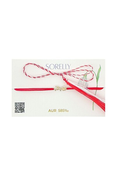 Bijuteria SORELLY Brățară din aur de 14k cu șnur pentru băieți