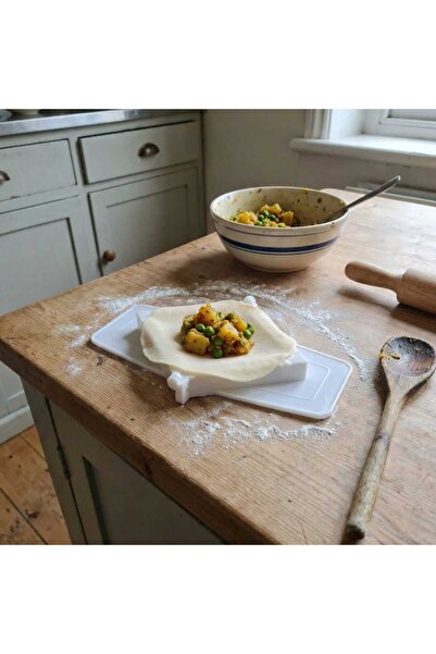 Generic Samosa mold - Quick half-circle samosa cutter, 3 pieces in different ...