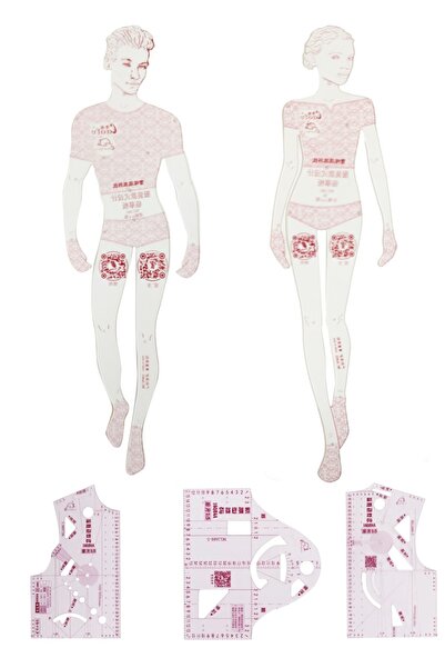 hodbehod 5-Piece Mini Fashion Ruler Set – Fabric Design, Garment Making, and ...