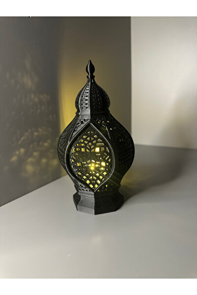 3Dark Print RAMAZAN KANDİLİ MUMLU (HEDİYELİK)