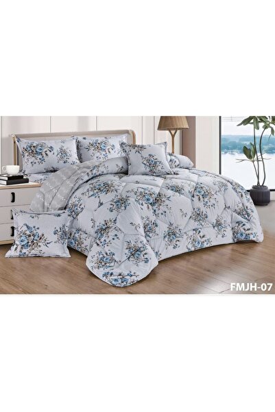 Moon Luxurious summer double bedsheet set, 6 pieces - softness to cool your n...