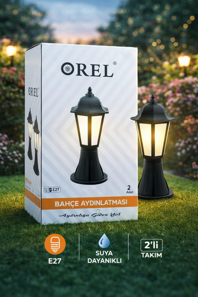 Orel SET ÜSTÜ BAHÇE AYDINLATMA 2 ADET