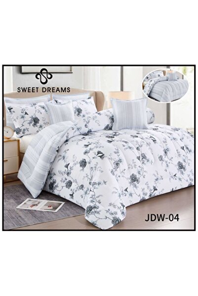 NAJMA Summer floral bedspread, 8 pieces (double-sided), double size