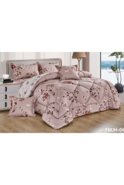Moon Luxurious summer double bedsheet set, 6 pieces - softness to cool your n...