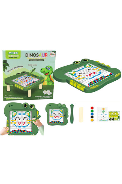 Three top online Tablă magnetică educațională cu puzzle cu dinozauri