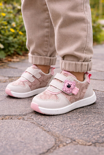 Bebelul Adidasi CREM pentru fetite - Pink Teddy