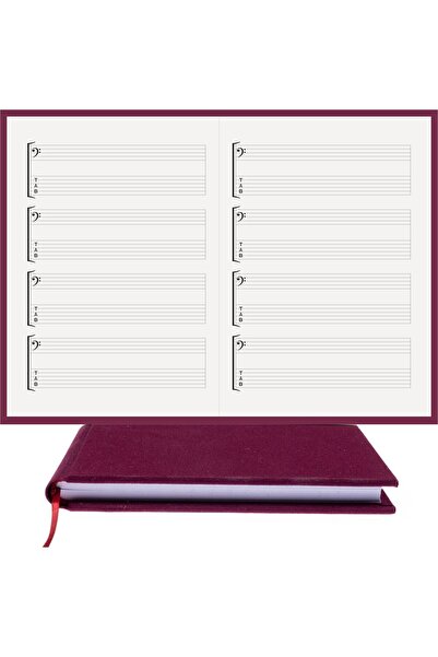 BİDEFTER Guitar Notepad – with Fa and Tab Keys - 100% Handmade, 2026 Collecti...