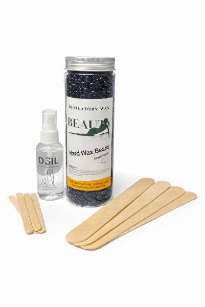 Beauty Set Epilare Ceară Granule Black Hard Wax – Ceară Neagră + Spray Cu Ule...