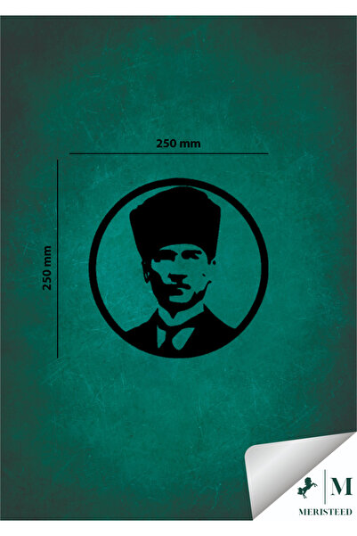 meristeed ملصق أتاتورك للسيارة، والدراجات النارية، والزجاج، والكمبيوتر المحمو...