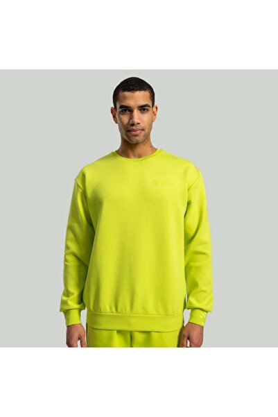 GymBeam Relaxed Sweatshirt Chartreuse