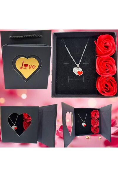 OEM Gift for March - Valentine*s day. Soap roses necklace and bag included 11...