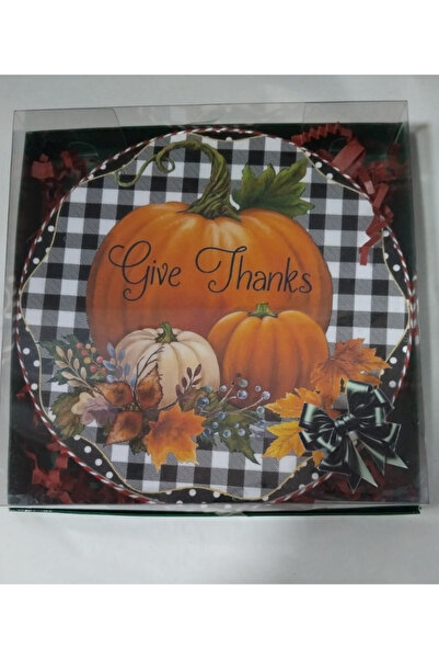 esdekor Christmas Gift Hanging Ornament in Transparent Square Box 20X20 cm