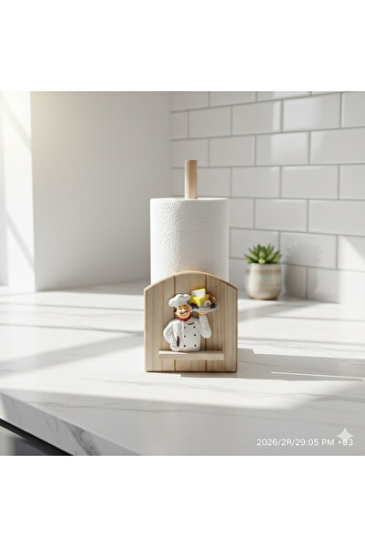 sfs elektrik HAVLU KAĞITLIK DEKORATİF AHŞAP ŞIK LÜX AŞÇI MODEL
