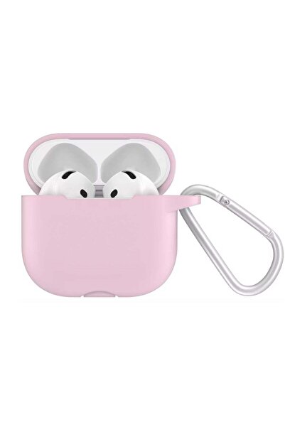 Green Lion جراب سيليكون من سلسلة برلين لسماعات AirPods 4 - وردي