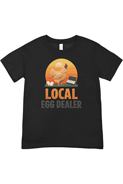HoinarClothing Unisex 100% cotton T-shirt with chicken print - Egg dealer