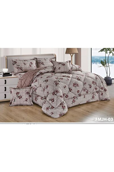 Moon Luxurious summer double bedsheet set, 6 pieces - softness to cool your n...