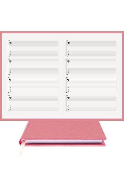 BİDEFTER Guitar Notepad – with Fa and Tab Keys - 100% Handmade, 2026 Collecti...