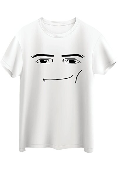 gencerco face man Baskılı Premium Regular Tişört
