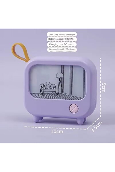 Saatistan Sevimli Çocuklar İçin Renkli Gece Lambası, Eğitim ve Oda Dekorasyonu