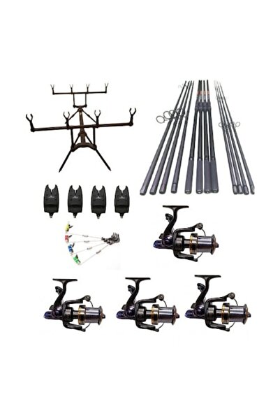 eastshark 4 Lansete 3, 60 metri, 3 Segm, 4 Mulinete Tambur 7000 Conic, Super ...