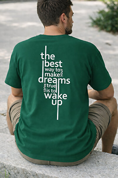 ArtYus The Best Way to Make Your Dreams Come True Design Printed Cotton Relax...